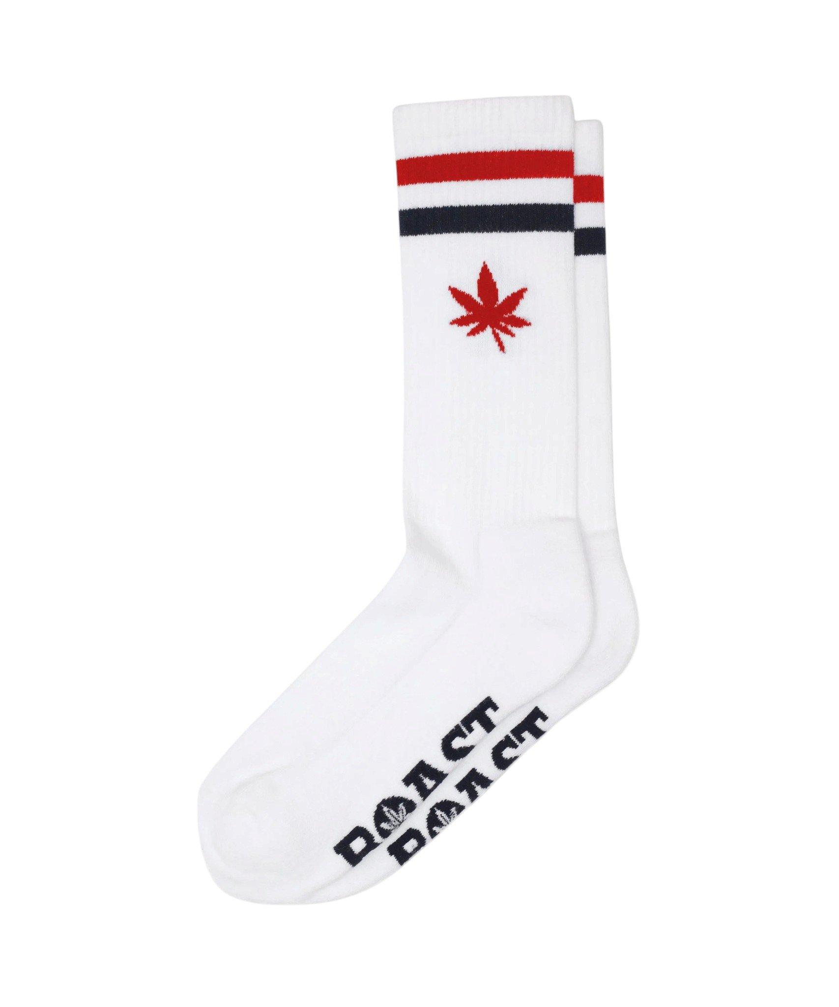Boast Retro Calf Sock -3 Pack - White/Red/Navy - WHITE/RED/NAVY